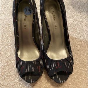 Madden girl peep toe heels